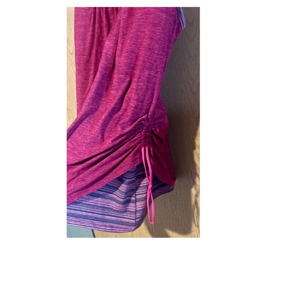 NWOT RARE ATLETA RAZOR BACK TWOFER SPORTS TOP WITH UNIQUE DESIGN! - Picture 3 of 7